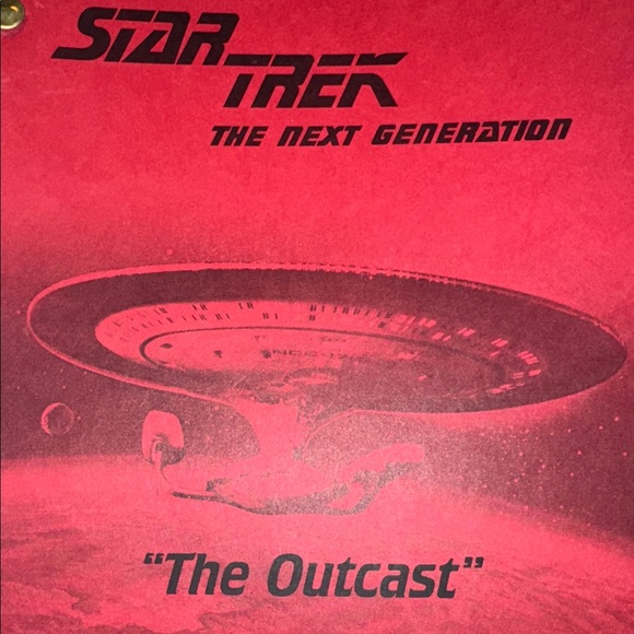 RARE & Authentic Star Trek TNG "The Outcast" (Episode 217) Production Script - - Picture 5 of 13